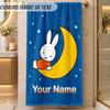 Beach TowelMiffy Custom Name Text Personalized Soft Towel for Beach Pool Indoor Home Decor Gift