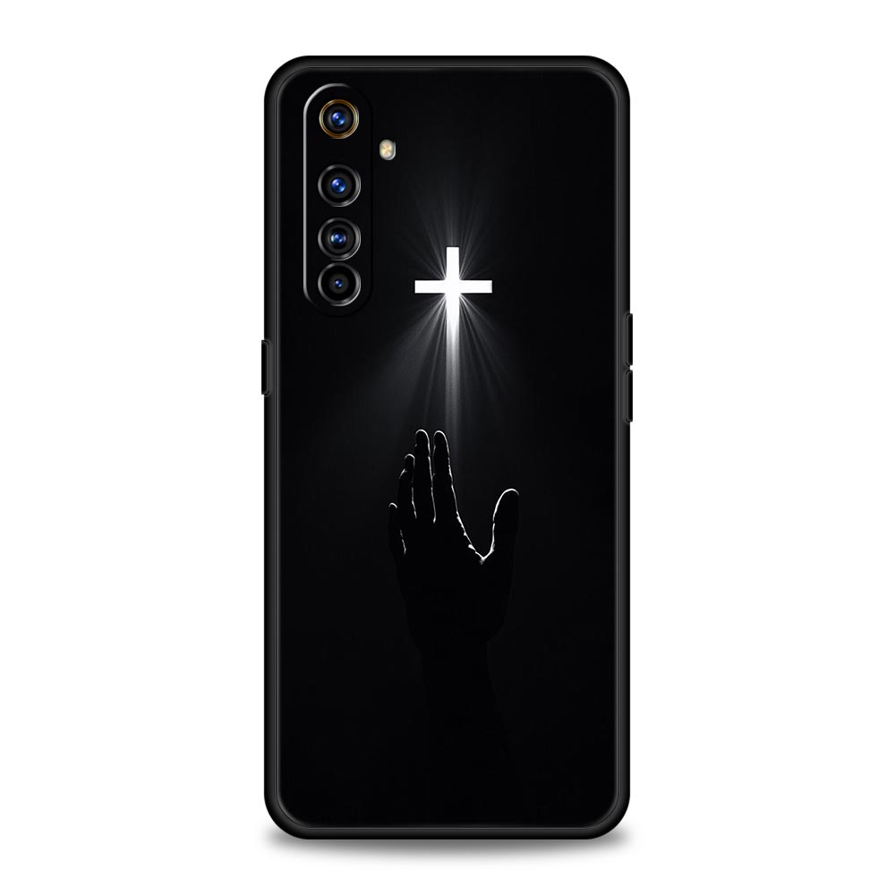 Bible Jesus Christ Cross Phone Case For Realme 12 11 10 9 8 5G 7 6 GT5 GT3 GT2 Pro Plus C21 C11 C25 C35 GT Neo 2 3 3T 5 Cover