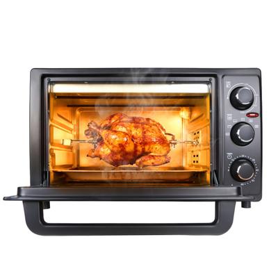 Convection Oven 34QT/32L Kitchen Oven, 1500W, Multi-Functional Countertop Toaster with Electric 60-Min Timer, Crispy Roast, Dehydrate, Rotisserie,