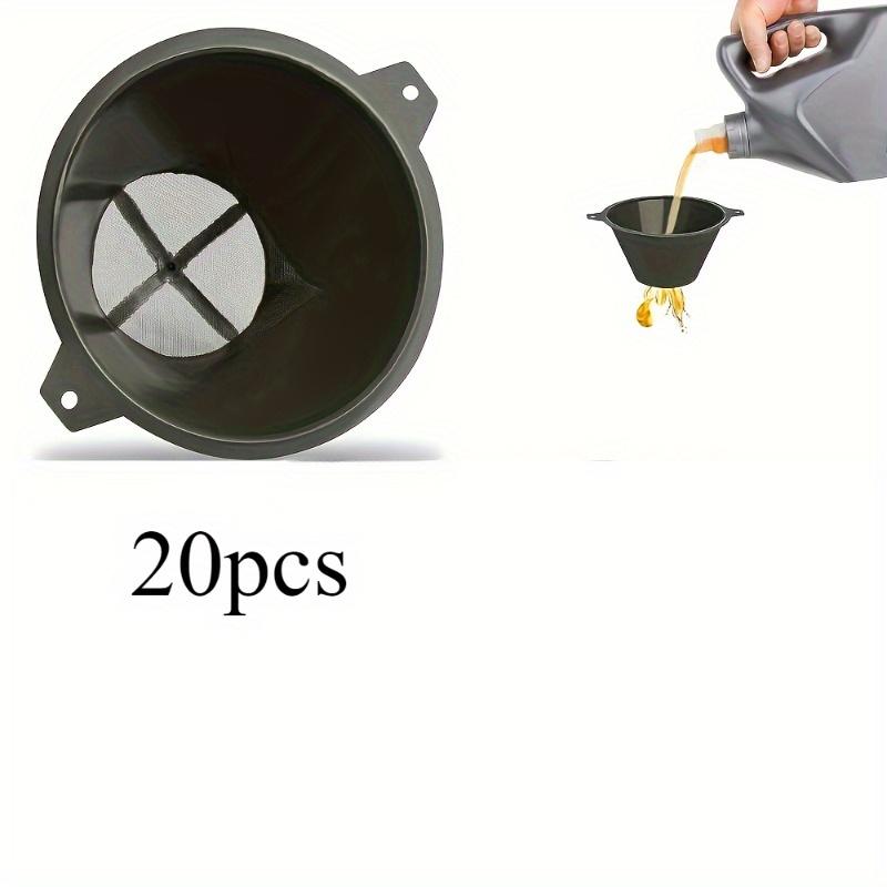 

20 шт. ПЭ Пластиковый фильтр для краски с мелкой нейлоновой сеткой, Многоразовая нейлоновая сетка промышленного класса для краски на масляной и водной основе 20pcs