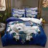 3D Animal Bedding Set for Boys Teens Room Soft Down Duvet Cover AU140 * 210 Full Size Bed Cover Single/Double Wolf Print Quilt Cover