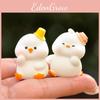 Resin Beach Animal Duck Figurine Decor For Kids And Collectors