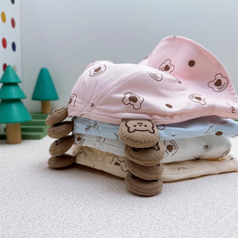 Cartoon Baby Hat: Breathable Sun Protection for Spring and Autumn