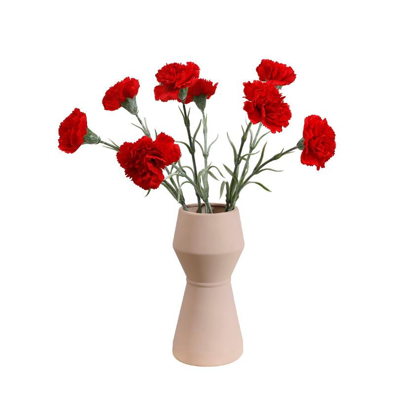 Hand Moisturizing Carnation Simulation Flowers Home Living Room Decorative Ornaments Fake Flowers