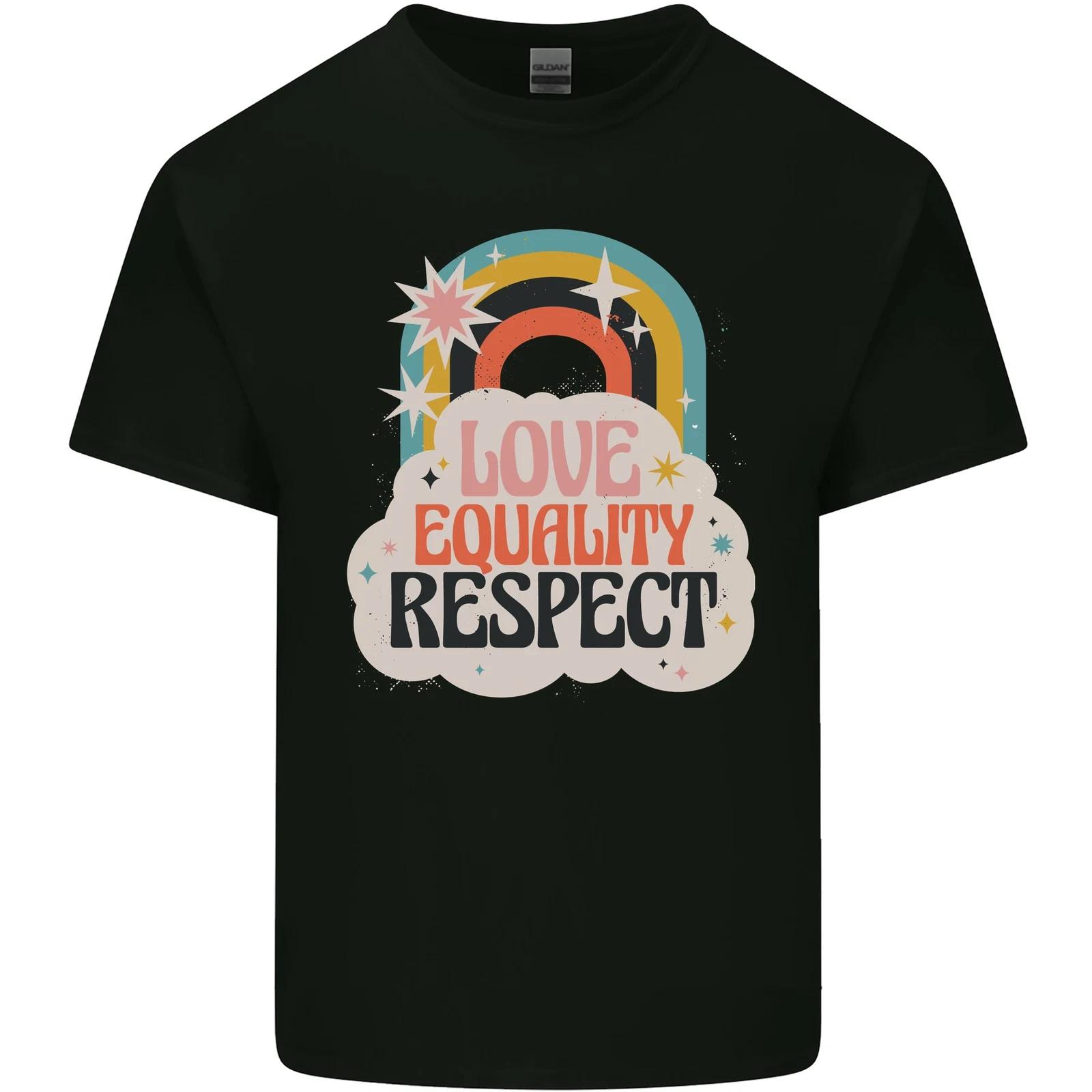 

LGBT Love Equality Respect Gay Pride Day Kids T-Shirt Childrens S