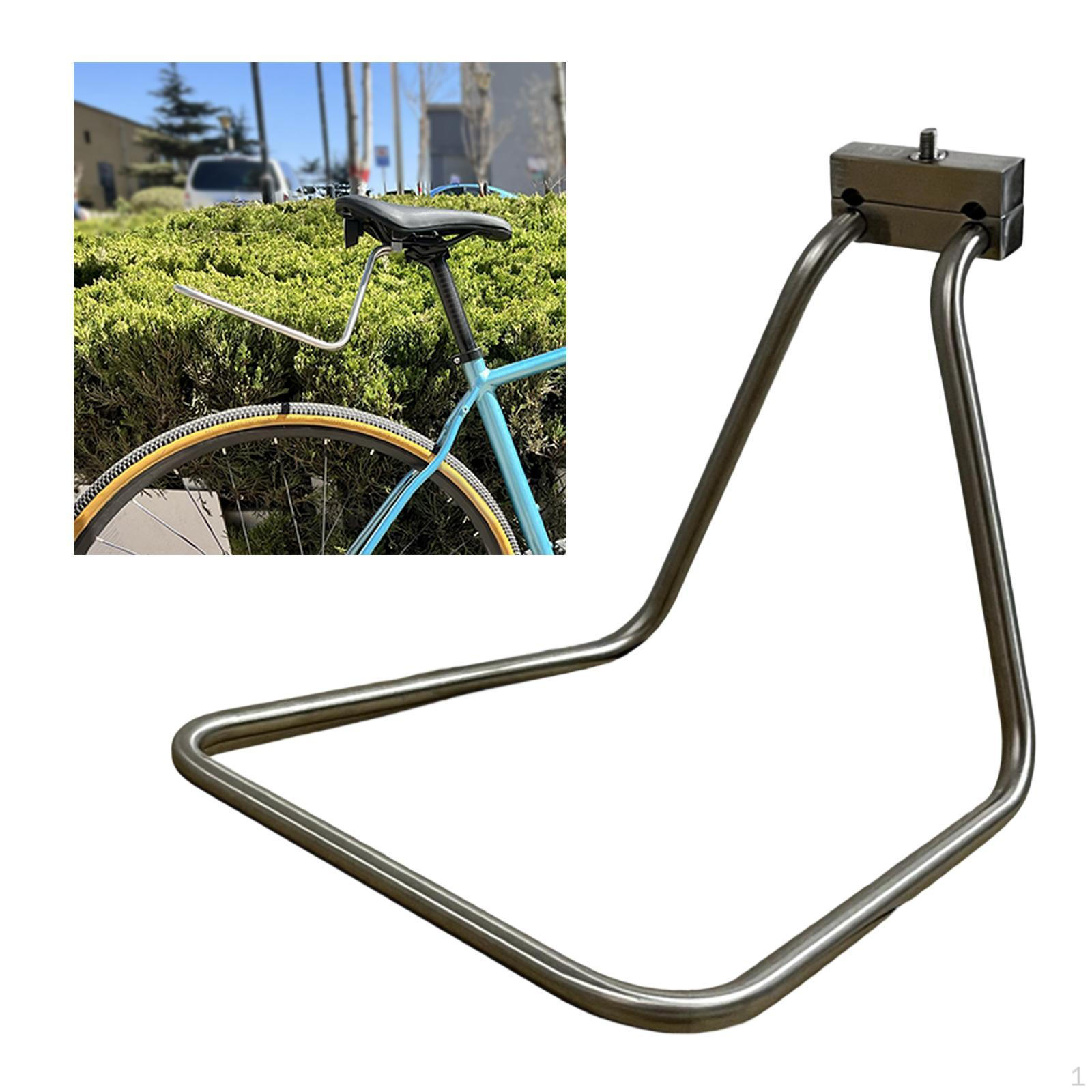 

Bike Rear Cargo Rack Pannier Bag Sturdy Easy to Install Replacement Professional Stainless
