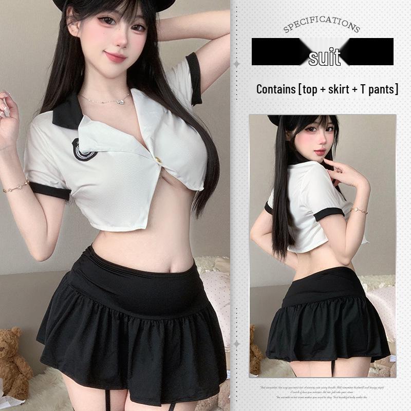 Sensual Quick-Release Lingerie Set for Women - Passionate Mature Style