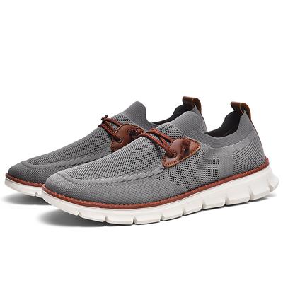 Men Loafers Black Sneakers Plus Size 40-50 Shoes Casual Sneakers Breathable Mesh Shoes