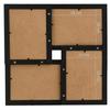 Vidaxl Ramka Na 4 Zdjęcia 10X15 Cm, Czarna, Mdf