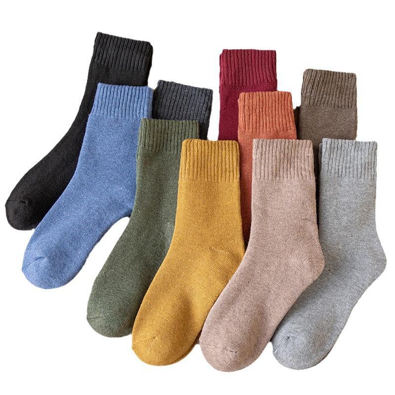 Cozy Winter Wool Socks for Men & Women – Thick, Warm, Mid & Long Tube Styles
