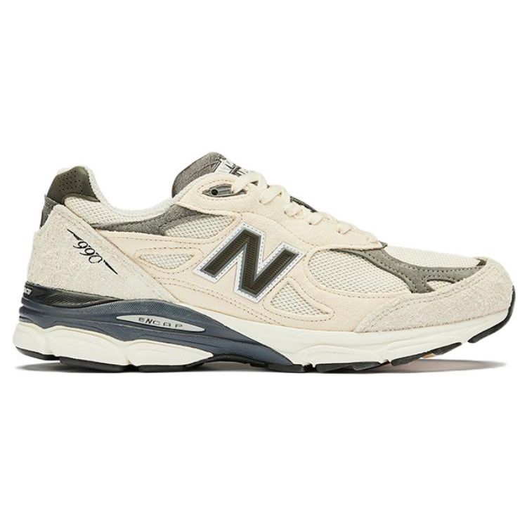 New Balance Teddy Santis x 990v3 Made in USA Moonbeam Unisex Sneakers Tan Macadamia-Nut M990AD3