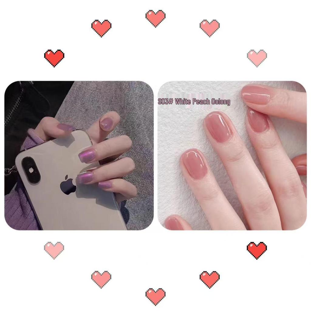 Aurora Whitening Quick-Dry Odorless Peelable Nail Polish