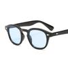 Vintage Round Sunglasses Men Women Fashion Brand Designer Sun Glasses Male Female Retro Rivet Candy Color