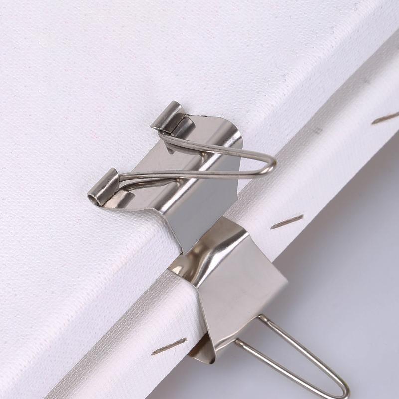1 Pezzo Clip per Tela in Acciaio Inossidabile Clip Separatori per Tela ad Olio Morsetti Supporto per Telaio Pittura ad Olio Articoli per Pittura Pinza