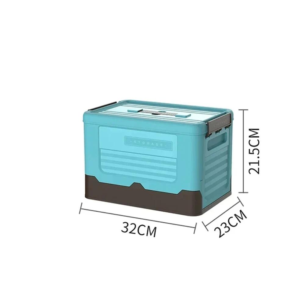 Camping Storage Box Folding Multifunction Space-Saving Storage box Book box Folding book Portable storage Car Backup box