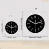K1AE Wall Clock Decorative Clock Silents,Battery Operated, Moderns Wall Decors Living Room,Kitchen,Office Housewarmings Gift