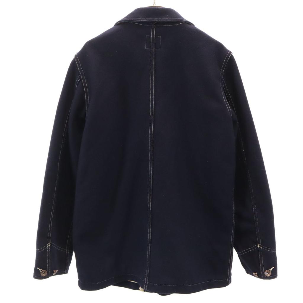 GAIJIN MADE Light Melton Coverall S Navy Men's Used