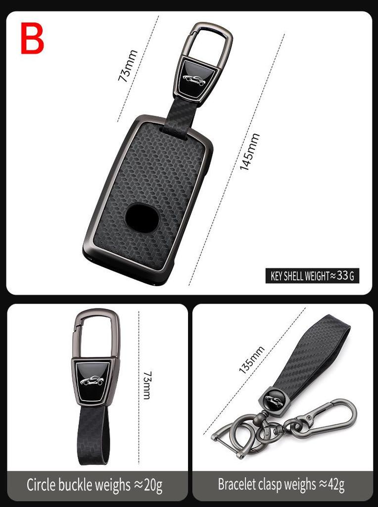 Mazda Key Case for Mazda 6, CX4, CX5, MX30, CX9, MX5, CX30, CX8 - Protective Shell