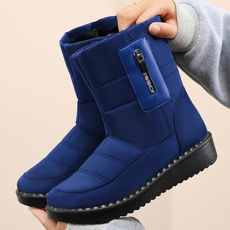 

Ботинки Женские Снежные Плюшевые Женские Ботинки Платформа Женская Обувь Повседневная Обувь для Сохранения Тепла Женская Плоская Мягкая Зимняя Обувь Botas Mujer 38EU/CN39