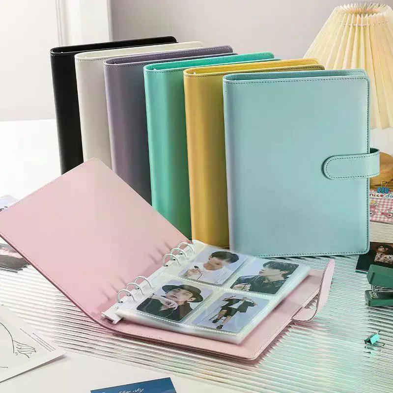 20pcs Page(4 Grids) Photo Card A5-Binder Kpop Photo Albums Idol Cards Loose-leaf Collect Book Binder Binder Photocard Holder