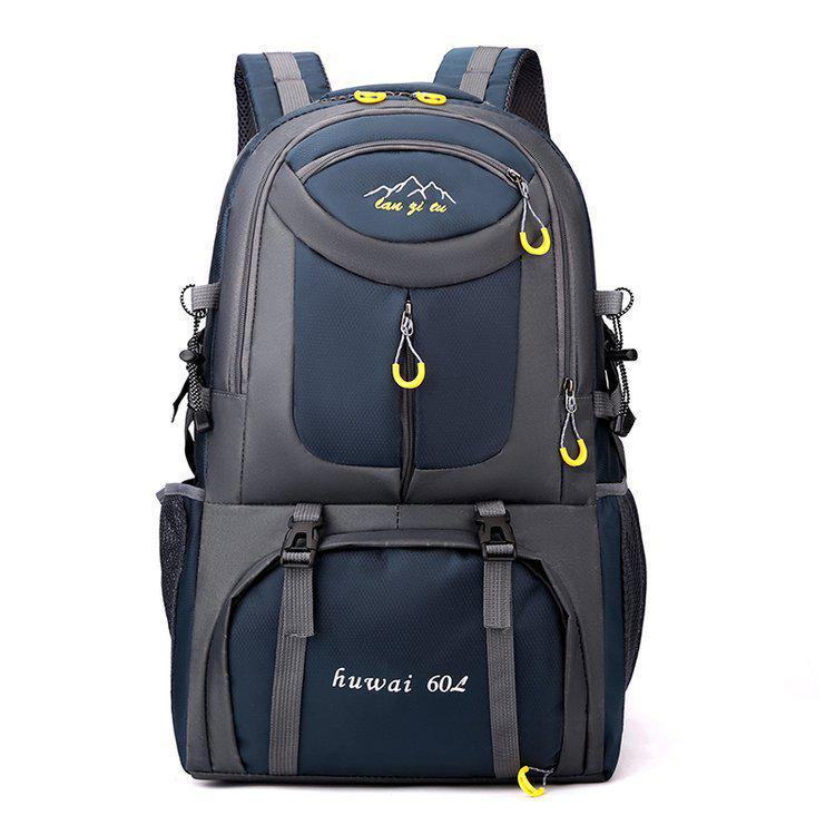 Stylish Multi-Compartment Hiking Backpack: Large Capacity for Outdoor Camping and Cross-Border Travel