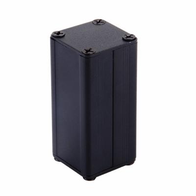 1.97x0.98x0.98in Extruded Aluminum Case Aluminum Black Electronic Cooling Case 50x25x25mm Cooling Design