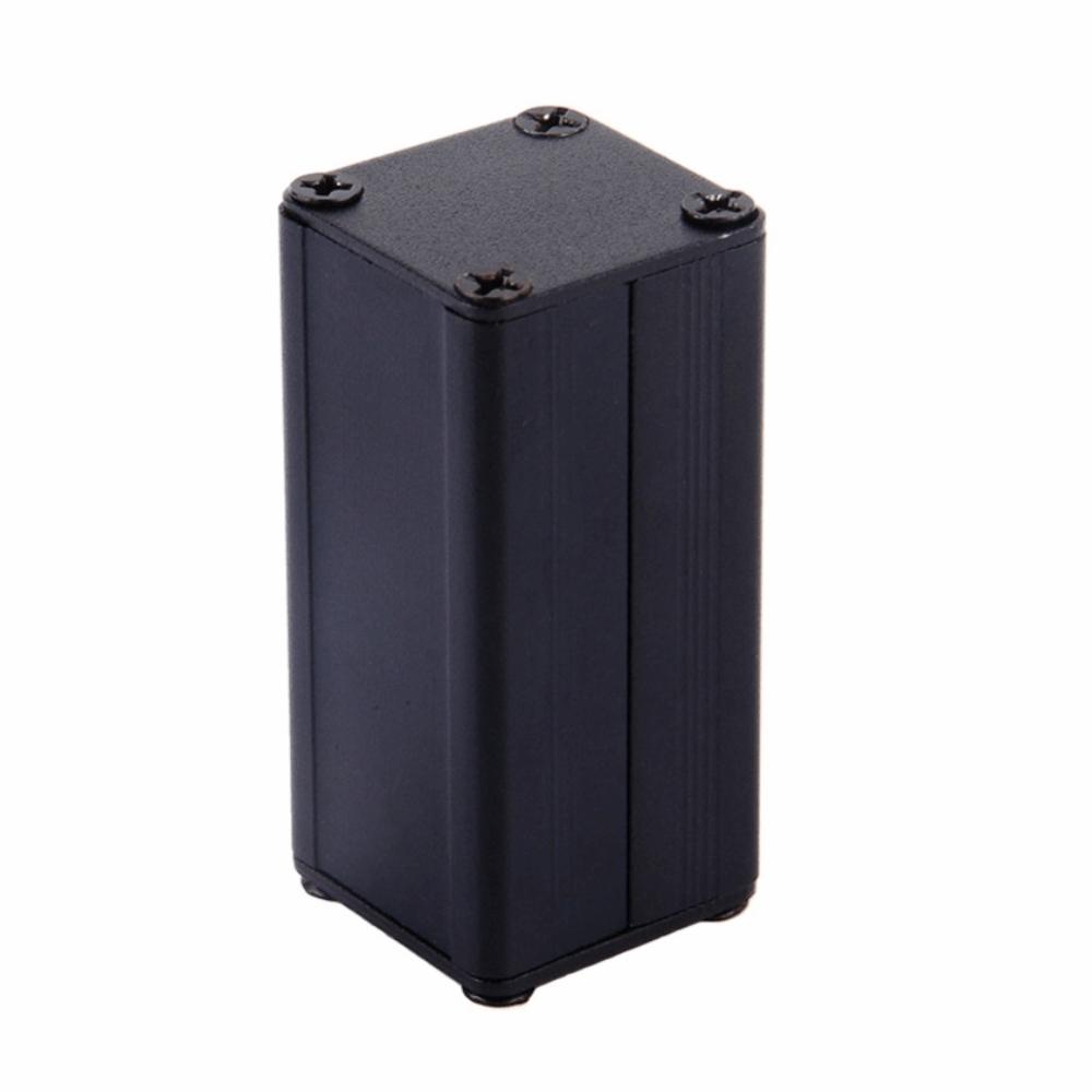 1,97x0,98x0,98 palce Extrudované hliníkové pouzdro 50x25x25mm Hliníkové pouzdro pro elektronické chlazení Chladicí design Černé