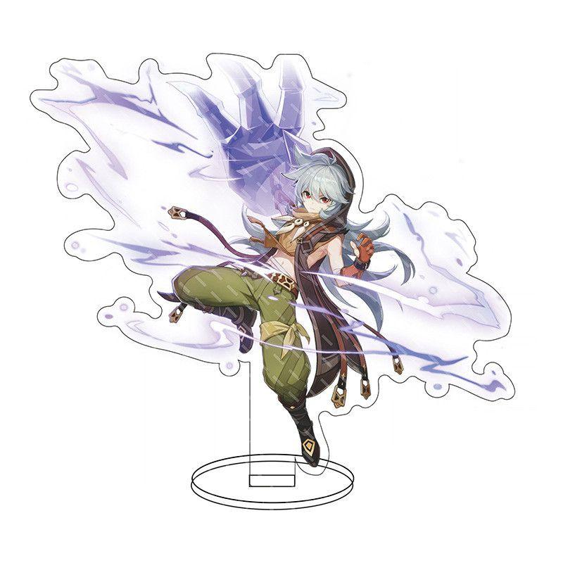 Exquisite Genshin Impact Barbatos Keqing Barbara Acrylic Figure Stand For Display Decor