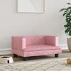 Dog Bed - Unspecified - Pink Model - 60x40x30 Cm - Velvet - Suitable for Small Dogs