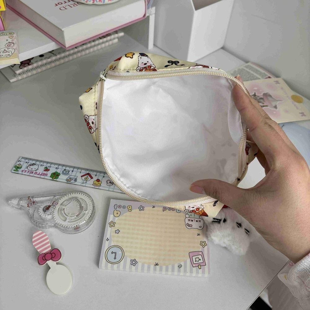 Large Capacity Stationery Storage Bag Cartoon Pen Box Fashion Pencil Case  School Office Supplies