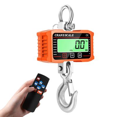 Digitales LCD-Display 2000 kg Kranwaage Tragbarer Elektronischer Schwerlast-Wiegehaken Kran Industriequalität Wägung