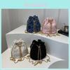 Stylish Korean Denim Bucket Bag With Versatile Large Capacity For Casual Outings