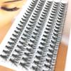 10-40D Mink øyevipper 1 boks/100 pakker Naturlig vippeforlengelse 3D Russland Individuell øyevippeklynge Makeup Tools Vipper Cilia