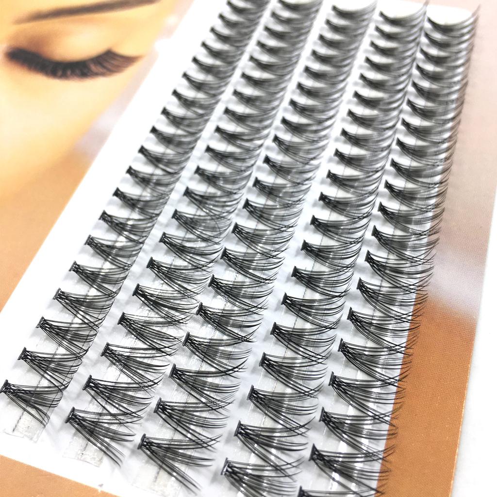 10-40D Mink øyevipper 1 boks/100 pakker Naturlig vippeforlengelse 3D Russland Individuell øyevippeklynge Makeup Tools Vipper Cilia