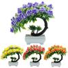 1Pc Artificial Flower Potted Bonsai Living Room Party Desktop Furniture Decor