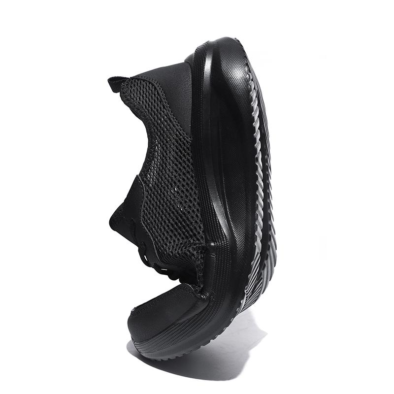 Fashion Mens Summer Breathable Mesh Mens Shoes Outdoor Casual Walking Shoes Large Flat Light Mesh Slippers Sandals Gray 48