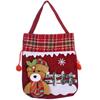 Santa Claus Christmas Gift Handbag Cloth Santa Claus Candy Bag Cute Xmas Drawstring Bag  Children's