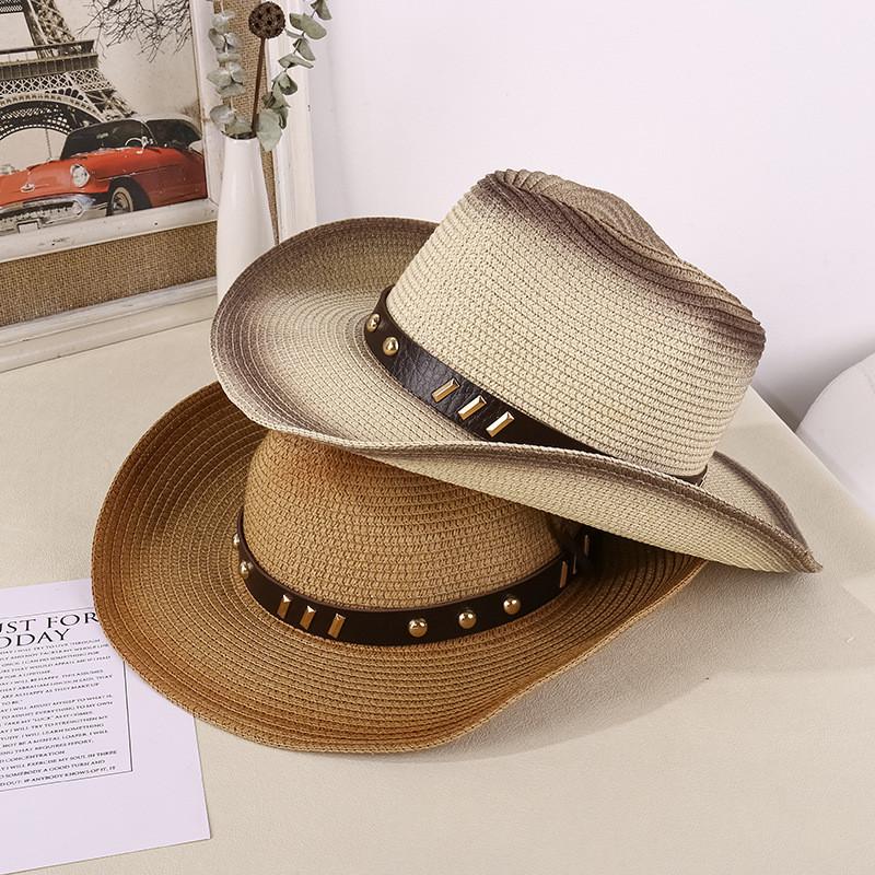 Cowboy Hat With Uv Protection And Ventilation For Beach And Outdoor Use
