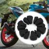 6 Pieces Motorcycle Rear Wheel Shock Absorber Rubber Damper Replacement Optimized Fits