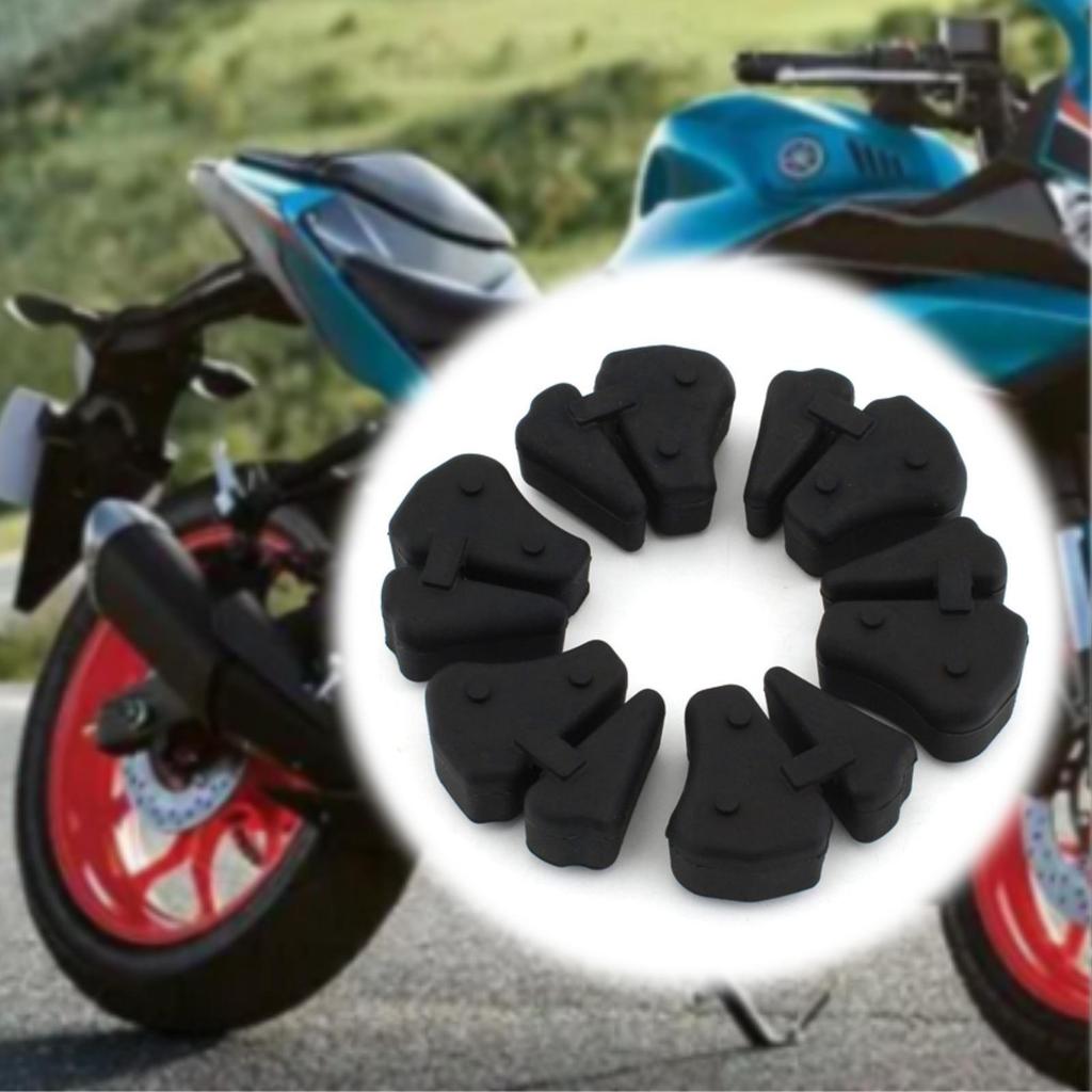 6 Pieces Motorcycle Rear Wheel Shock Absorber Rubber Damper Replacement Optimized Fits