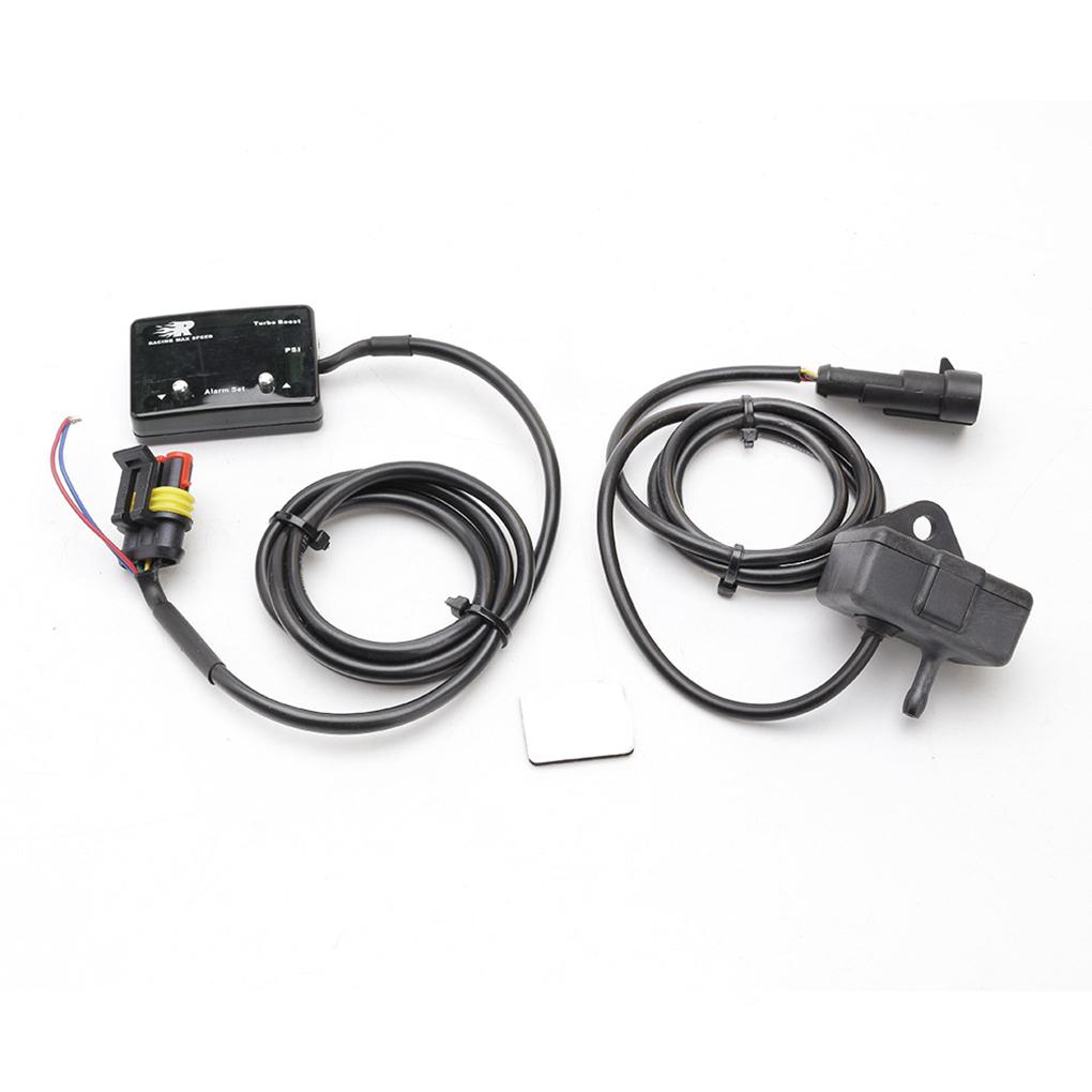 Universal Auto Digital Turbo Boost Gauge Blue LED Display -14~40PSI Pressure Meter IP-TBM-01