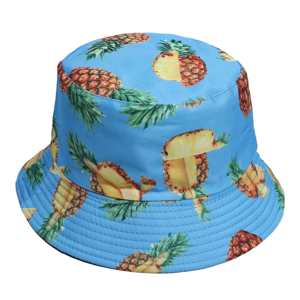 2026 Lemon Pattern Reversible Bucket Hat for Men & Women – Summer Sun Protection