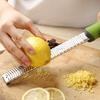 Stainless Steel Cheese Grater Multi-Purpose Kitchen Peeler Rust-Proof Lemon Zester Grater Ergonomic Handle Peeler for Kitchen Use