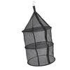 Drying Rack 3 Layers Folding Fish Mesh Foldable Hanging Drying Fish Net for Fish Fruit Vegetables with Zipper Opening