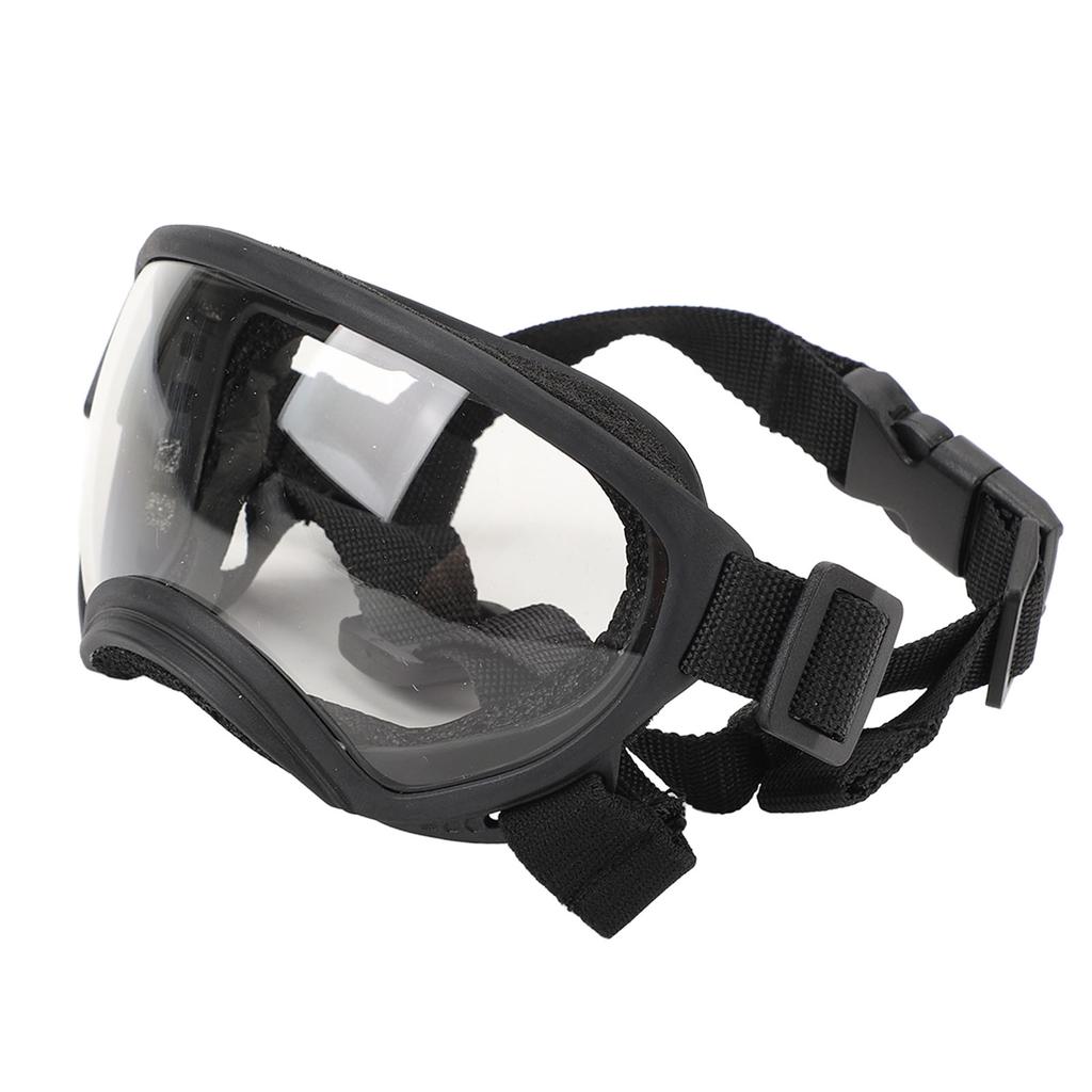Dog Sunglasses Windproof TPU Elastic Frame Anti UV Dog Protective Glasses for Pets Transparent Lens