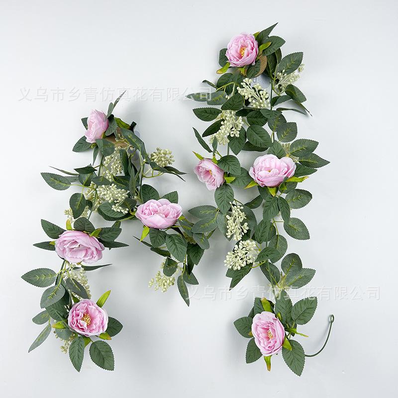 

Искусственные цветы, виноградная лоза, искусственные зеленые растения, камелия, зеленые листья, ягоды, виноградная лоза, украшение потолка для свадебного дома