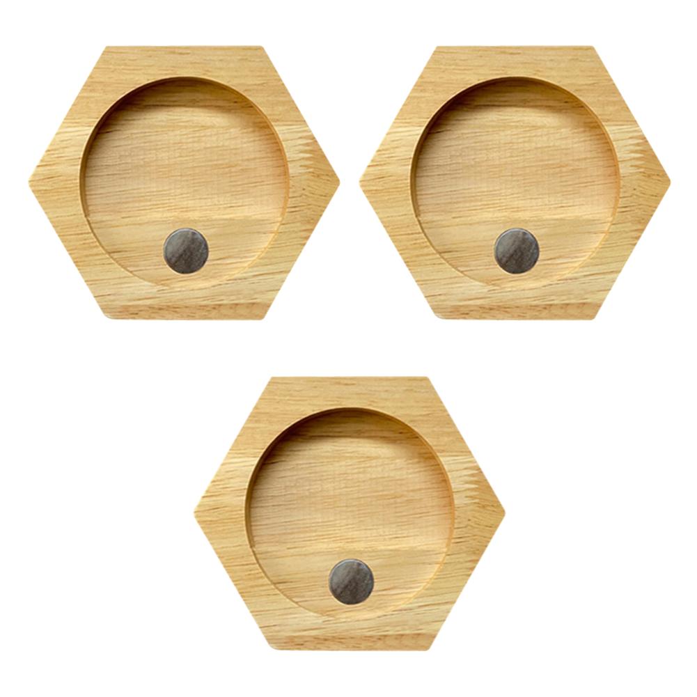 1-5Pcs Wooden Medal Display Hanger Racks Hexagon Honeycomb Medal Holder Home Wall Decoration Honor Commemorative Display Stand