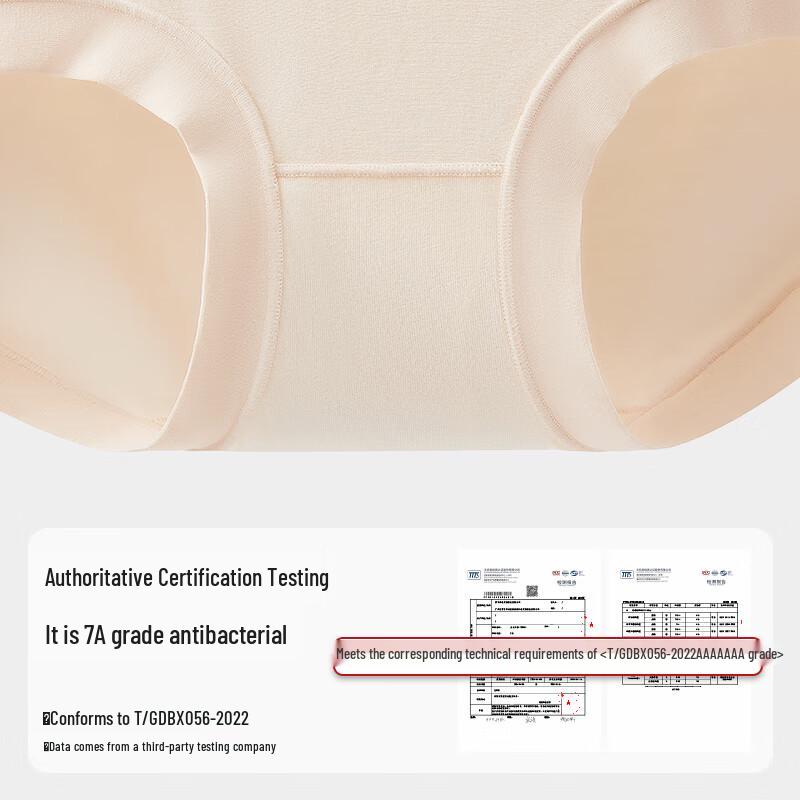 Urban Beauty Women's Seamless Baby Cotton Antibacterial Briefs 3-Pack