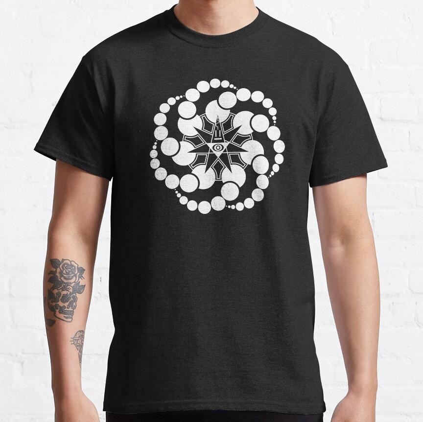 Aum Mandala Sacred Geometry T-Shirt for Men Spiritual Magic Zen Symbol 100% Cotton Printed T Shirt for Man Plus Size Clothing
