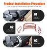 Car Armrest Box Switch Button Trim Cover Console Armrest Lock Cover Car Accessories For Benz B GLB GLA Class W247 X247 -